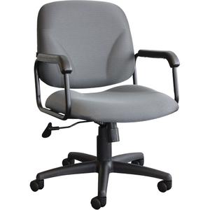 Mid Back Conference Room Chair - Charcoal, 275 lbs., 38-3/4", 23-3/4", 25-1/4", 34" to 38.75", 16", 20", 19"