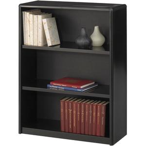 Value Mate® Steel Bookcase - Steel, Black, 3, 41", 31-1/4", 13-1/2"