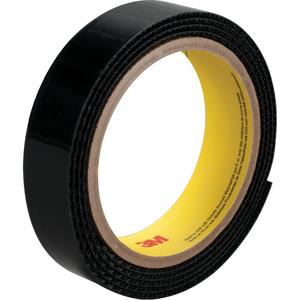 Fastener SJ3527N - Loop, 1", 50 yds, Adhesive, Black, Roll