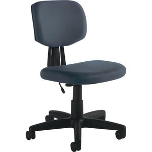 Task Chair - Charcoal, Fabric, 32", 18", Dual Wheel, Armless