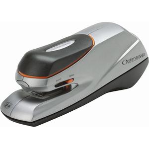 Optima® Grip Electric Staplers - 20, Silver, 2 Years