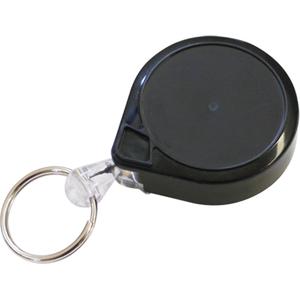 Retractable Mini-Bak® Key Rings - Plastic, 36", Nylon, 0 oz. - 4 oz., Belt Clip, 3