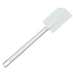 Scraper Spatula - Plastic, Spatula, White, 9-1/2"