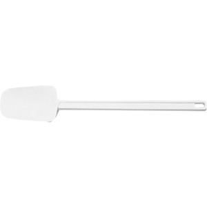 Spatula Spoon - Plastic, Spoonula, White, 9-1/2"