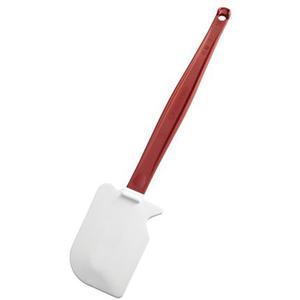 High-Temperature Scraper Spatula - Silicone, Spatula, Red, 13-1/2"