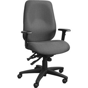 Cierra™ Ergonomic Chairs - Grey, Fabric, 250 lbs., 46.5", 20", 19", 20" W x 19" D, 27.5"