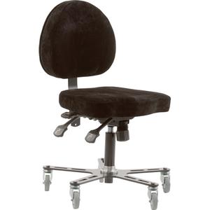 SF180 Multi-Tilt Ergonomic Welding Chair - Black, Fabric, 19-3/4", 14-1/2", 3" Rubber, 16" - 19"