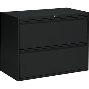 Lateral Cabinet - 27-31/100", 36", 19-1/4", 2, Black, Metal, 11/16", Fixed Door, 19.25"