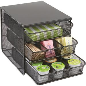 Onyx™ Triple Drawer Hospitality Organizer - 11-1/2"W x  8-1/4"D x 8-1/4" H