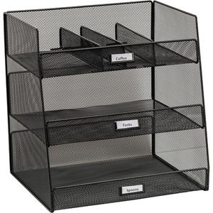 Onyx™ Break Room Supplies Organizer - 14-3/4" W x 11-3/4" D x 15" H