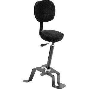 TA300 Ergonomic Sit/Stand Welding Chair - Black/Grey, Fabric, 12", 10-1/2", Adjustable, Sit/Stand
