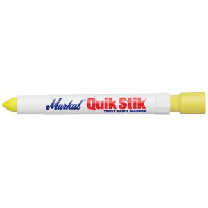 Quik Stik® Paint Marker - Fluorescent Yellow, Solid Stick, 0°F to 392°F (-18°C to 200°C)