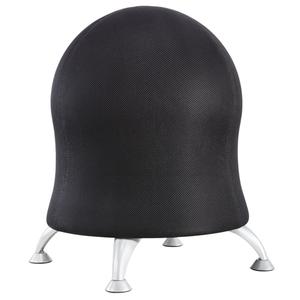 Zenergy™ Ball Chair - Black, Fabric, 250 lbs., 23", 22-1/2", 22-1/2"