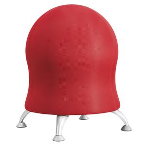 Zenergy™ Ball Chair - Red, Fabric, 250 lbs., 23", 22-1/2", 22-1/2"