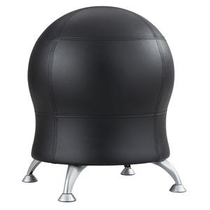 Zenergy™ Ball Chair - Black, Vinyl, 250 lbs., 23", 22-1/2", 22-1/2"