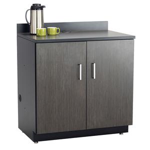 Modular Base Cabinet - 39", 36", 25", 2, Asian Night/Black, Melamine, 100 lbs., Knocked Down, Black, Asian Night, 2-1/2" increments, 34-1/4" W x 22-1/2" D x 29-1/2" H