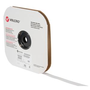 Fastener Tape - Sew-on fasteners, 3/4", 25 yds, Sew-On, White, Nylon, Loop 1000