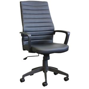 Activ™ A-128 Office Chair - Black, Polyurethane, 275 lbs., 44-3/4", 25-3/4", 25", 18" to 21", 20.5", 20", 26.5"