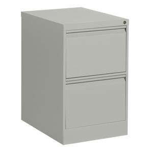 Vertical Filing Cabinet - 29", 18-1/7", 25", 2, Grey, Steel