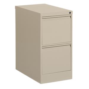 Vertical Filing Cabinet - 29", 15-1/7", 25", 2, Beige, Steel