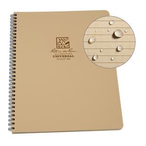 Side-Spiral Notebook - 4-5/8", 7", Soft Cover, Tan, 64, Spiral, Journal, Tan, PolyDura