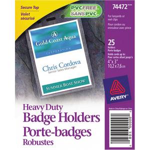 Heavy-Duty Badge Holder - 25, Package