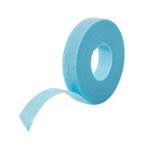 One-Wrap® Cable Management Tape - Hook & Loop, 3/4", 25 yds, Self-Grip, Aqua, Polypropylene, Nylon
