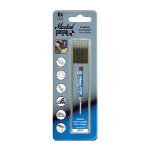 Refill for Markal® PRO Mechanical Holder - 2.8 mm, 6, Graphite, Package