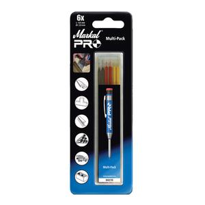 Refill for Markal® PRO Mechanical Holder - 2.8 mm, 6, Multicolour, Package
