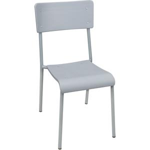Ventura Stacking Chair - Grey, Polypropylene, 300 lbs., 36", 15", 15", Grey, Grey