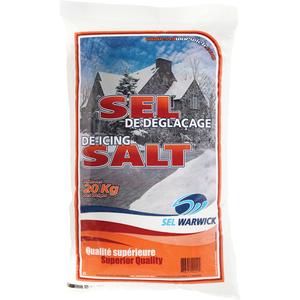 Ice Melting Salt - 44.1 lbs. (20 kg), Bag, '-10°C (14°F)