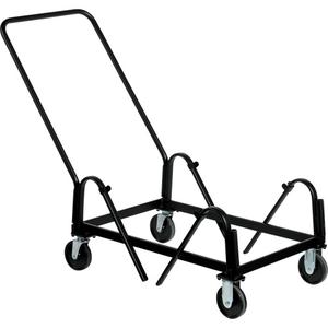 Duet™ High-Density Dolly - 38-1/4", 22-1/2", 51", Black, Steel