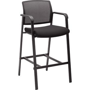 Activ™ Series Barstool Chair - Black, Mesh, 275 lbs., 58-1/2", 18-1/2", 29", Fixed, Stationary, 29", 5 Years
