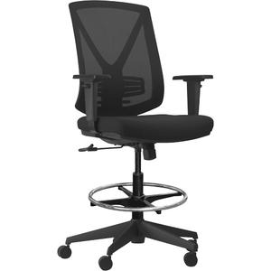 Activ™ Series Synchro-Tilt Adjustable Chair - Black, Fabric/Mesh, 275 lbs., 57", 19-1/2", 19-1/2", 47", 24", 5 Years
