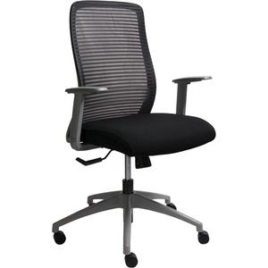 Era™ Series Adjustable Office Chair - Black, Green, Blue, Fabric/Mesh, 275 lbs., 42", 20-1/2", 18-1/2", 37-3/4", 21", 5 Years
