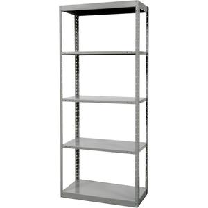 DuraTech Pass-Thru Shelving - Starter, 5, 800 lbs., Steel, 36", 12", 87", Bolted, Open