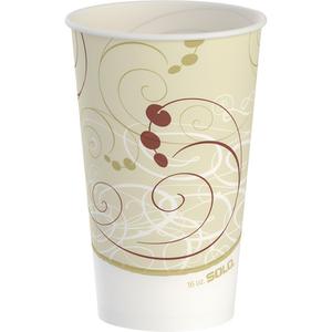 Dart® Solo® Waxed Disposable Cup - 16 oz., Multi-Colour, Paper, Symphony®