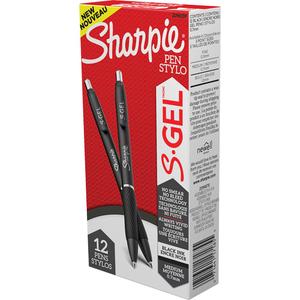 S-Gel Pen - Black, 0.7 mm, Rubberized, Retractable