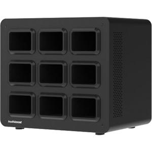 KwikBoost EdgePower® 9-Bay Base Charging Station - 18650 Li-ion, None, One-Year Limited Warranty, 12" D x 15" W x 13.5" H, 9, 100-240V, 60Hz (7A)