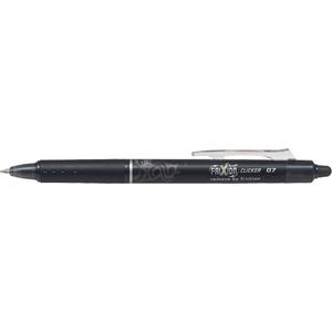 Frixion Point Clicker Pen - Black, 0.7 mm, Rubberized, Retractable
