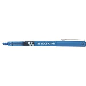 Hi-Tecpoint Pen - Blue, 0.5 mm, Non Rubberized, Non Retractable