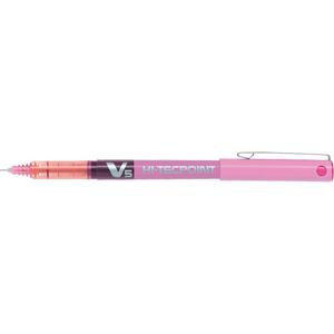 Hi-Tecpoint Pen - Pink, 0.5 mm, Non Rubberized, Non Retractable