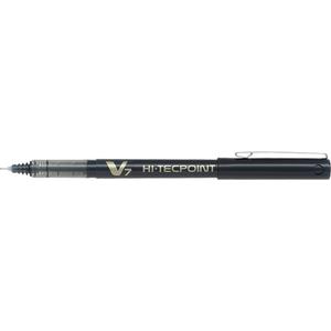 Hi-Tecpoint Pen - Black, 0.7 mm, Non Rubberized, Non Retractable