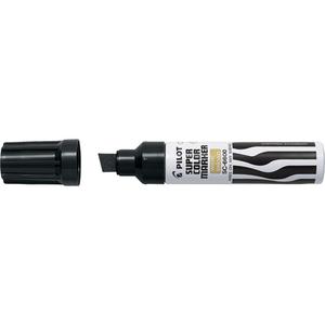 Super Colour Jumbo Permanent Marker - Black, Chisel