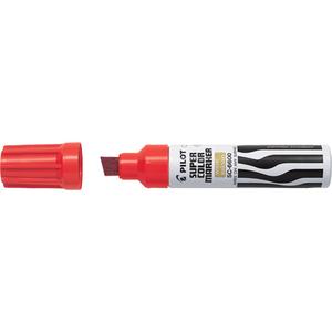 Super Colour Jumbo Permanent Marker - Red, Chisel