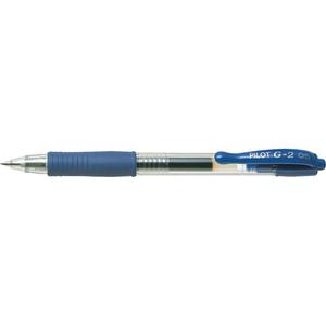 G2 Gel Pen - Blue, 0.5 mm, Rubberized, Retractable