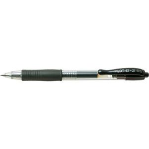 G2 Gel Pen - Black, 0.5 mm, Rubberized, Retractable