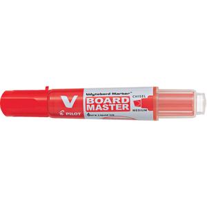Vboard Master White Board Marker - Red, Chisel