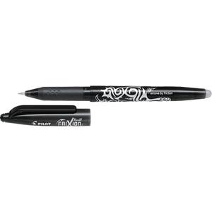 Frixion Ball Point Gel Pen - Black, 0.7 mm, Rubberized, Non Retractable