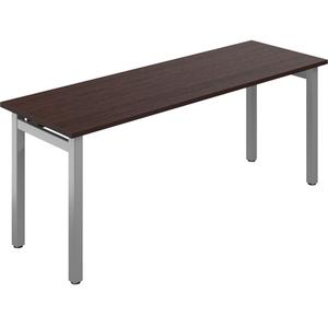 Newland Table Desk - 29-7/10", 72", 29-3/5", Dark Brown, 9.1 ft³ (0.26 m³)